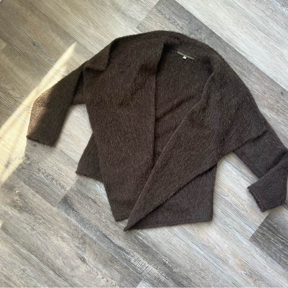 Peruvian Connection alpaca and wool slouchy cardigan style jacket - Picture 4 of 8